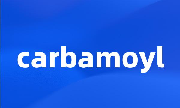 carbamoyl