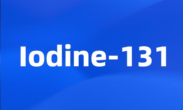 Iodine-131