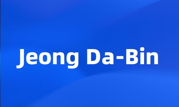 Jeong Da-Bin