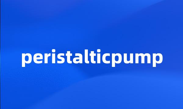 peristalticpump