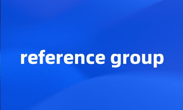 reference group