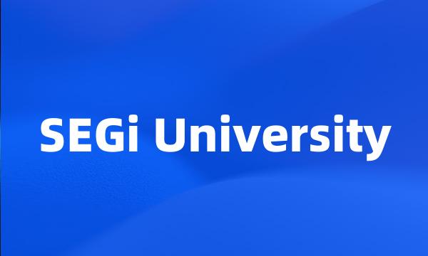 SEGi University