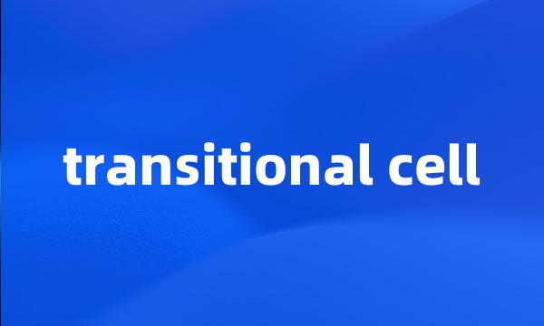 transitional cell