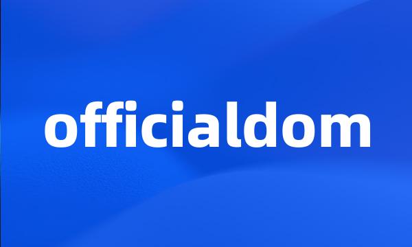 officialdom