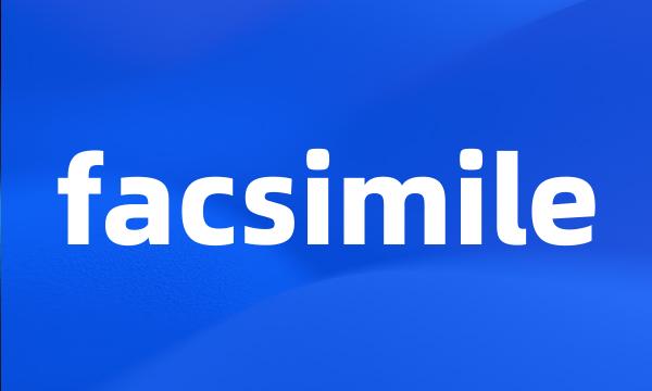 facsimile