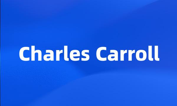 Charles Carroll
