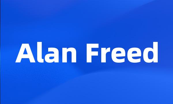 Alan Freed