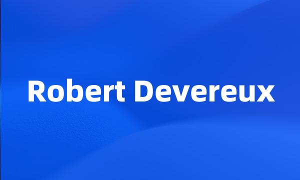 Robert Devereux