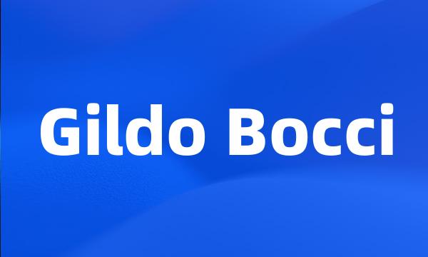 Gildo Bocci