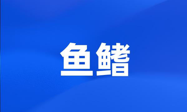 鱼鳍