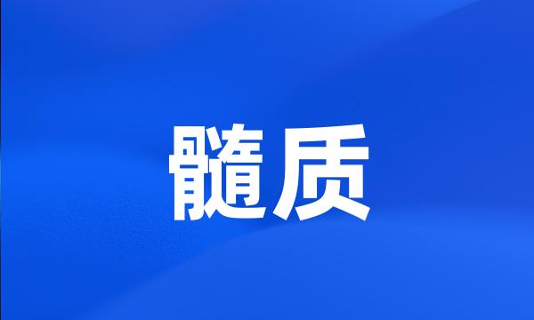 髓质