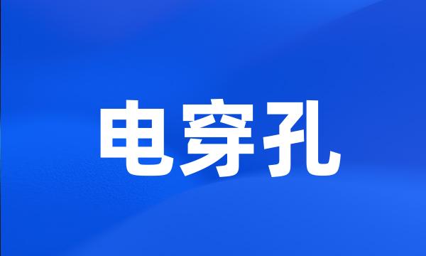 电穿孔