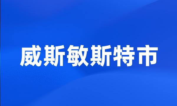 威斯敏斯特市