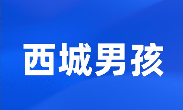 西城男孩
