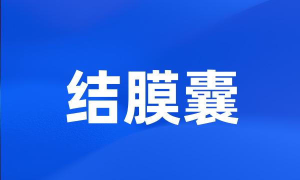 结膜囊