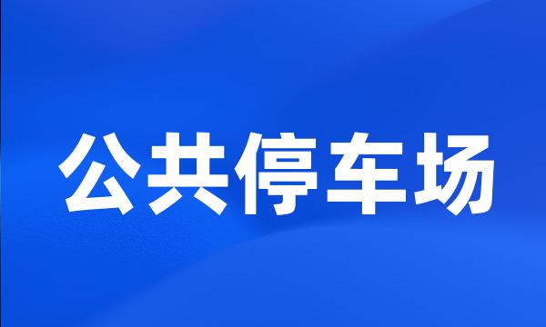 公共停车场