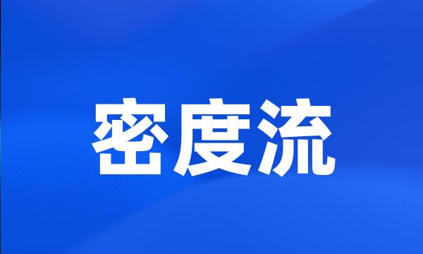 密度流